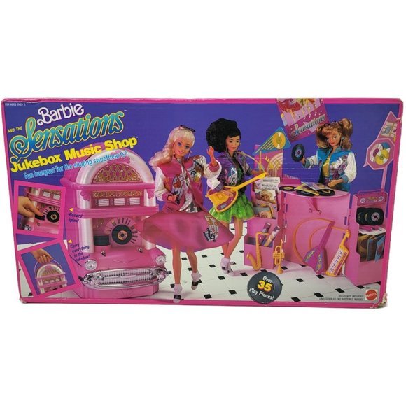 1987 Barbie and The‎ Sensations Jukebox Music Shop Playset Vintage NIB - Picture 1 of 6